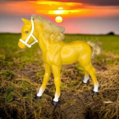 BARBIE 7073 DREAM HORSE DIXIE BABY PALOMINO / MATTEL 1983