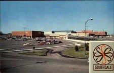 Minneapolis Minnesota MN Mall Cars c1950s-60s Postcard