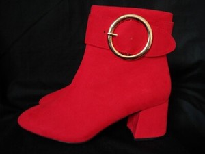 primark red ankle boots