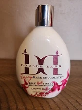 Double Dark Spicy Black Chocolate 400X Hot Tingle Bronzer 13.5 oz H5