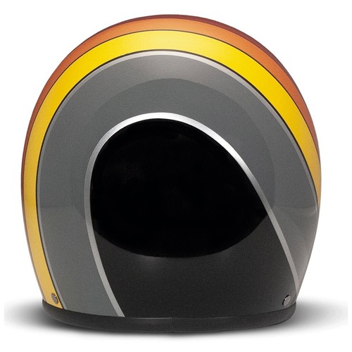 DMD Jet Retro Low Profile Open Face Motorcycle Helmet - Curves - Picture 4 of 4