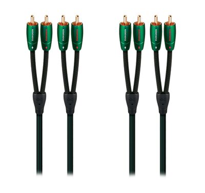 AudioQuest Evergreen 1m (3.28 ft.) RCA to RCA Cable (2-Pack)