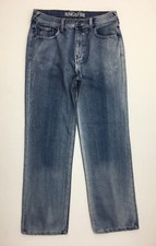 Ring Of Fire Womens Jeans Waist Size 28" Medium Wash Straight Leg Cut 10" Rise