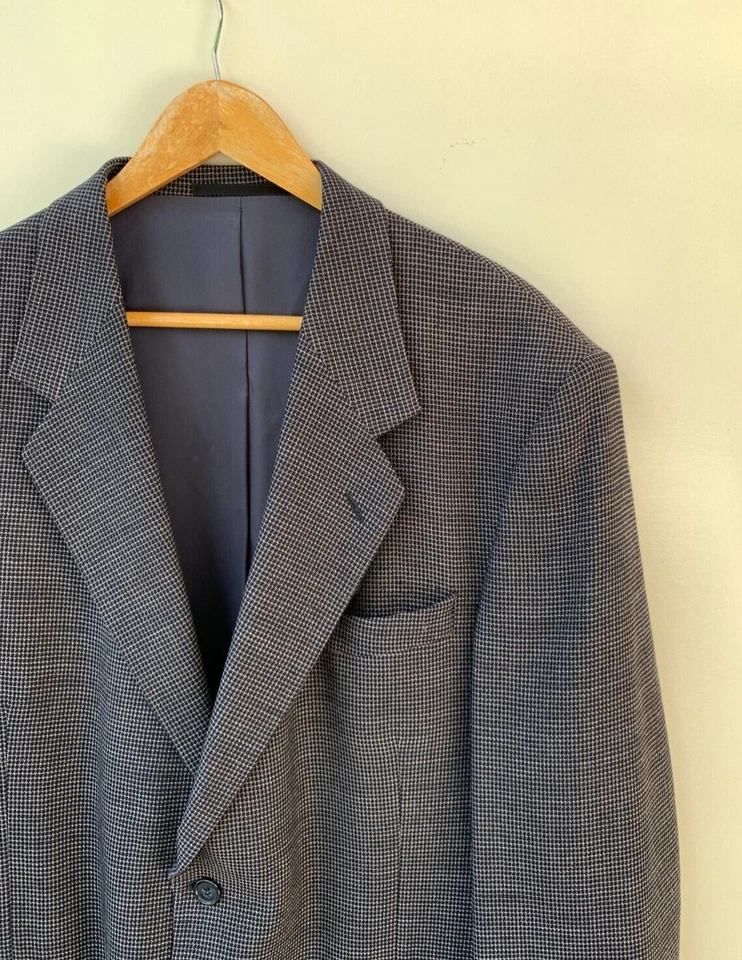Stafford Ellinson Size Approx L Mens Vintage 100% Wool Blazer Jacket - Image 3 of 4