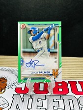 2021 Bowman - Paper Prospect Autographs Green Border #PAPR-JP Jaylen Palmer /99