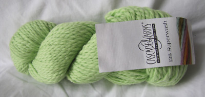 Cascade 128 yarn - Color: #850 - Lime Sherbet - NWT