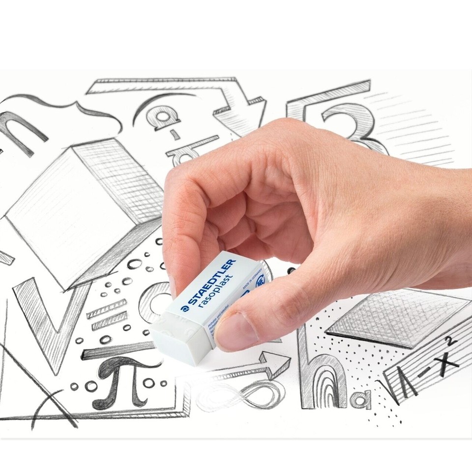 STAEDTLER RASOPLAST ERASER 526 B30 43x19x13mm Made in Germany AU Stock