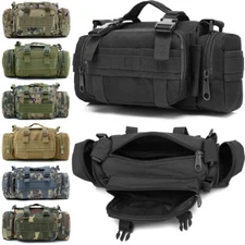 Gym Bag For Men Waterproof Travel Carry On Military Duffle Fanny Pack Camera Bag