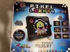Toy Hub Pixel Lights Picture Tablet With 6 Great Design Templates Age 6  Up