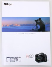 2001 Nikon N80 Advertising Sales Brochure