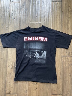 \"当時ものUSA産\"　Eminem 2000年秋ツアーTシャツ XL 8/1 In Store Today Online 21:00- . #eminem . 日本一高く90
