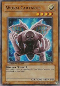 Worm Cartaros - HA01-EN019 - Super Rare - Unlimited Edition x3 - Near Mint