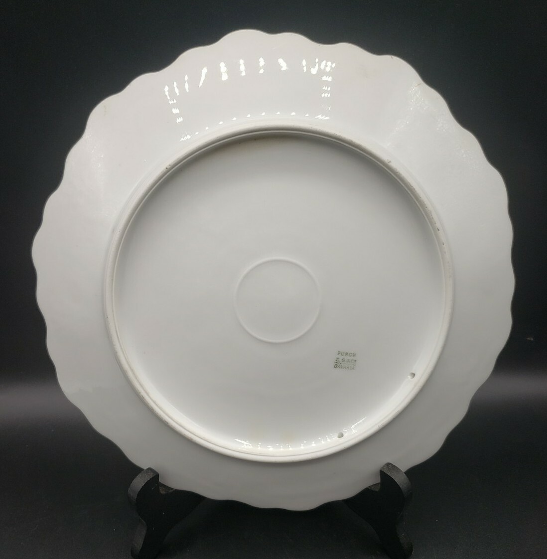 Antique Punch Z.S. & Co. Bavaria / Hanging Plate Monks