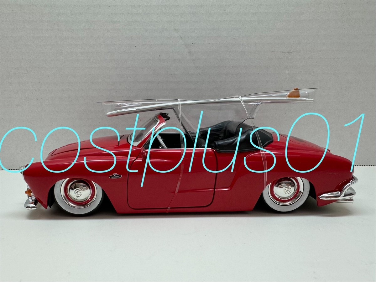 JADA V DUBS 1959 VOLKSWAGEN KARMANN GHIA VW 1:24 RED MOON WHEELS