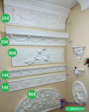Fregi decorativi in gesso ornamenti manufatti pannelli  cornici profili angeli