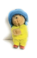 Vintage 1985 PADDINGTON BEAR w/ Yellow Raincoat Pencil Hugger Topper Eden Toys