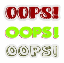 3 Pack Lot Oops Booboo Dent Car Scratch Ding Ouch Funny Jdm Vinyl Stickers 4