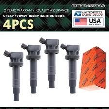 4x Ignition Coils UF247 For Toyota MR2 Spyder 1.8L l4 00-05 90919-02239 Premium