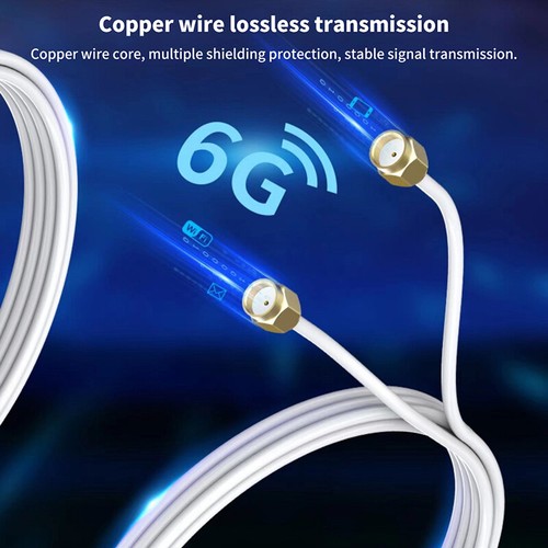 Portable 2.4G 5.8G 6G WiFi 6E Mimo Aerial With 2pcs Cable Indoor Outdoor - Zdjęcie 3 z 14