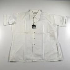 New Vintage Puritan Shirt Mens 16 16.5 L White Dacron Polyester Cotton USA Made