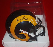 HENRY ELLARD TB SPEED RAMS Signed Mini Helmet Beckett 2W742064