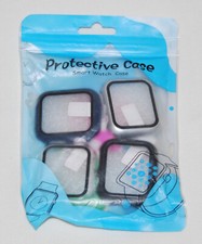 New 4pc Smart Watch Protective Cases in Navy Clear Silver Black 40 mm for Apple