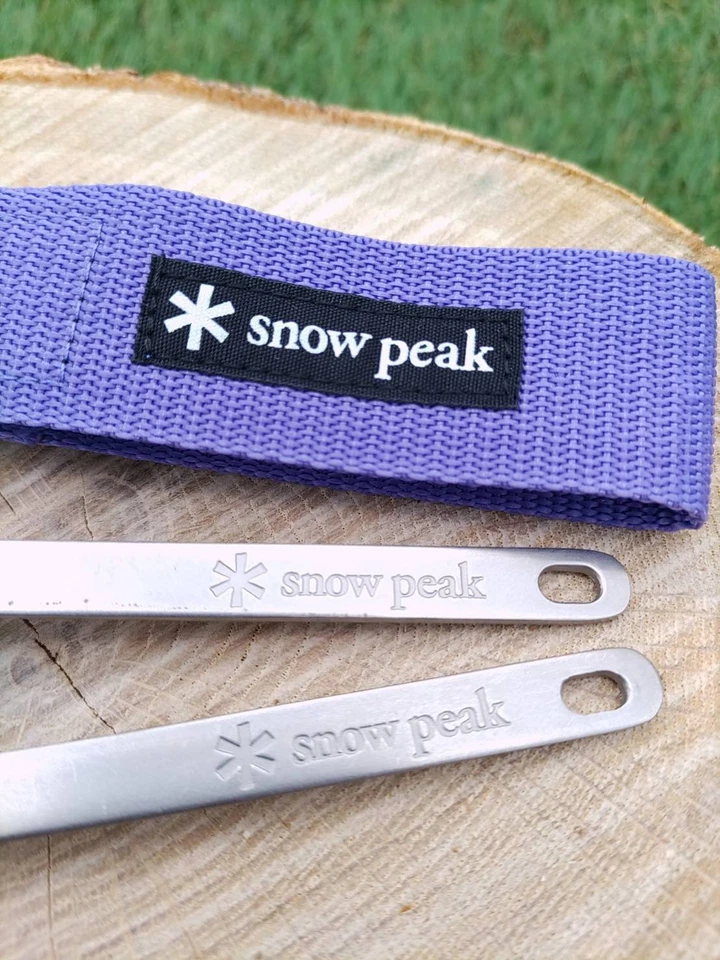 Snow Peak Titanium ”Wapper Weapon” Fork & Spoon Set with Case SCT-002 Japan - Image 4 of 4