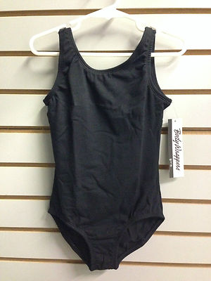 Body Wrappers BWC115 Girl's Size 4-6 (FIts 3-4) Black Tank Ballet Cut Leotard