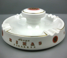 alter Stammtisch Ascher RINAS ZIGARREN Aschenbecher Altenkunstadt Porzellan 28cm