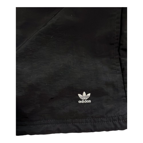 Men's Adidas Full Zip Jacket W/Snaps Size Large Preowned Black 4 Pockets VG - Picture 5 of 8