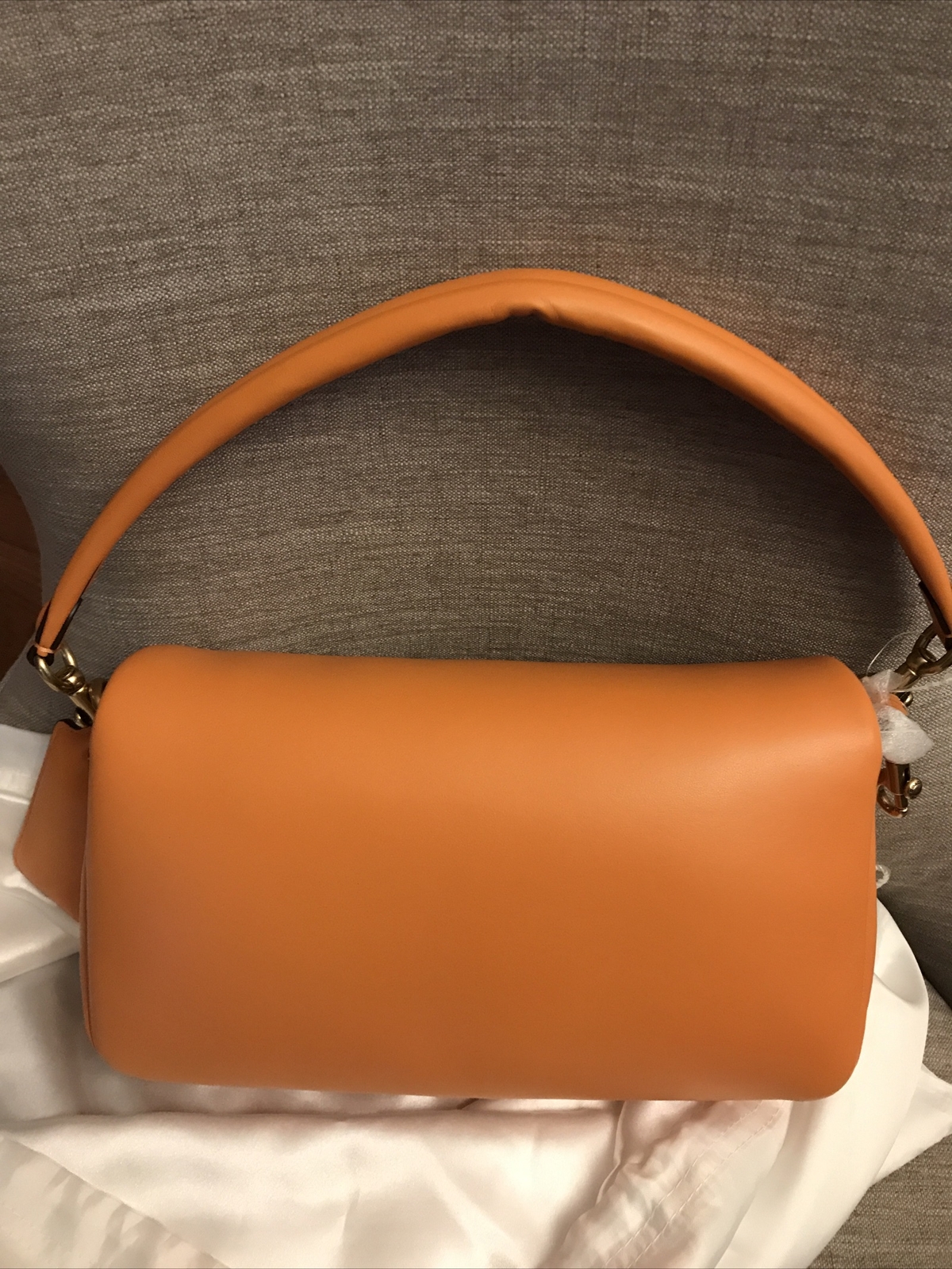Coach Pillow Tabby Brass/Candied Orange C0772 Shoulder Bag 26 image 7