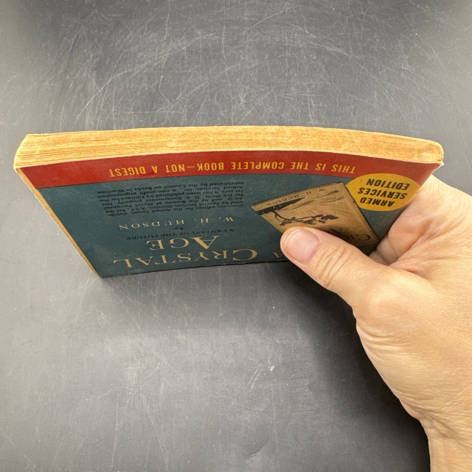 💥WW2 Armed Services Edition 💥 A CRYSTAL AGE A FANTASY OF THE FUTURE Foto 4 de 4