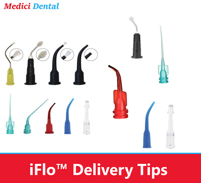 Dental Delivery Prebent Tips Endo Lock Black Micro Tip, Inspiral, Brush Tips