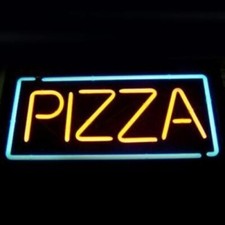 Pizza Wall Door Light 20" Neon Sign Lamp Light Gift Store With Dimmer