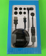 MobileSpec MBS11121 Bluetooth Wireless Earbuds w/ In-Line Mic Free Shipping New