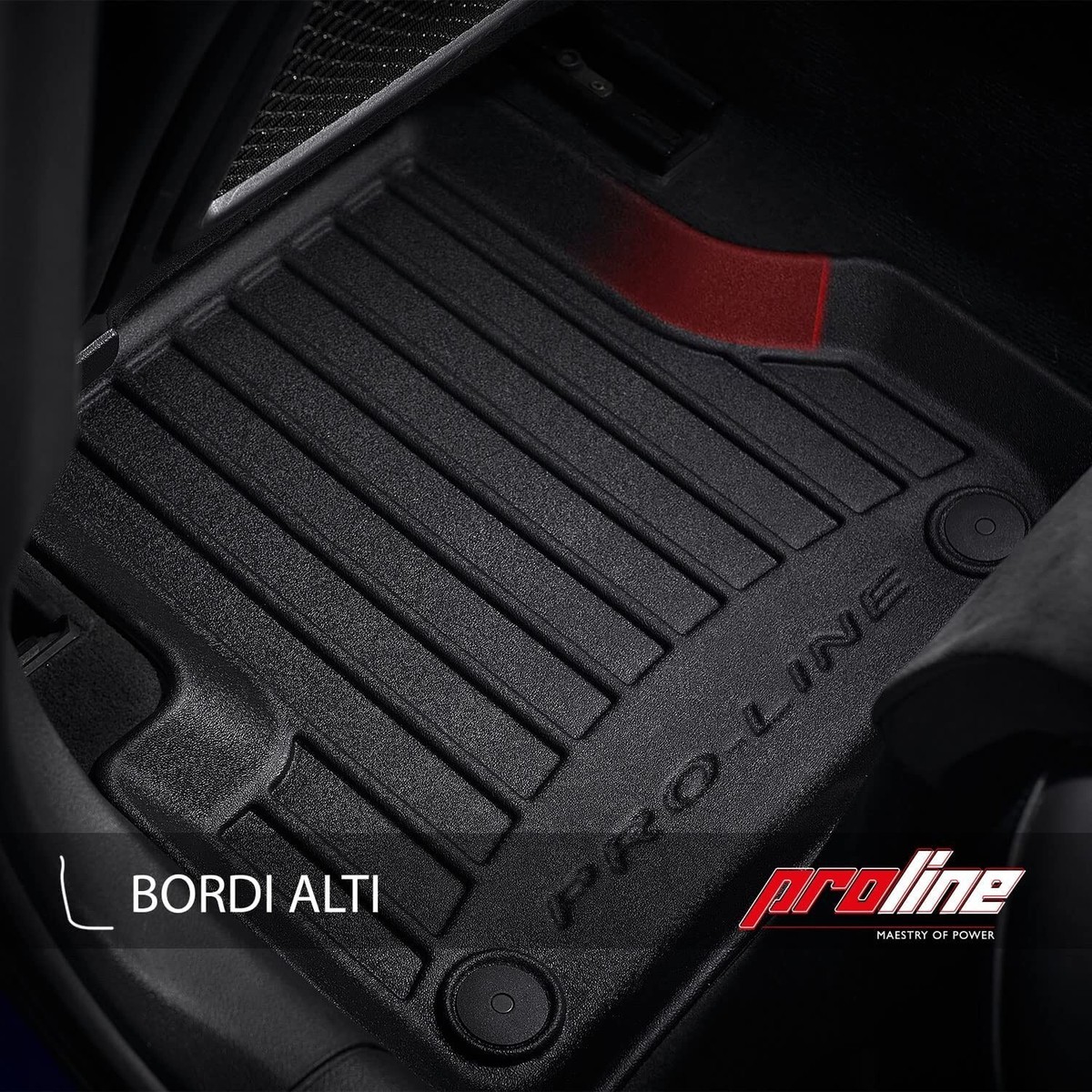 FROGUM ProLine 3D Tappetini Auto Per Jeep Compass II (2016+), Materiale TPE, Bordi Alti 7 Cm, Antiscivolo - 2