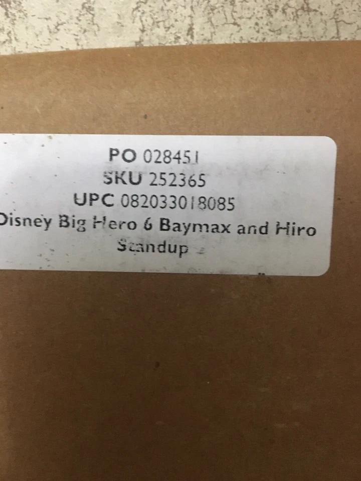 Baymax & Hiro Disney's Big Hero 6 Lifesize Cardboard Cutout Party Decoration NEW - Image 4 of 4