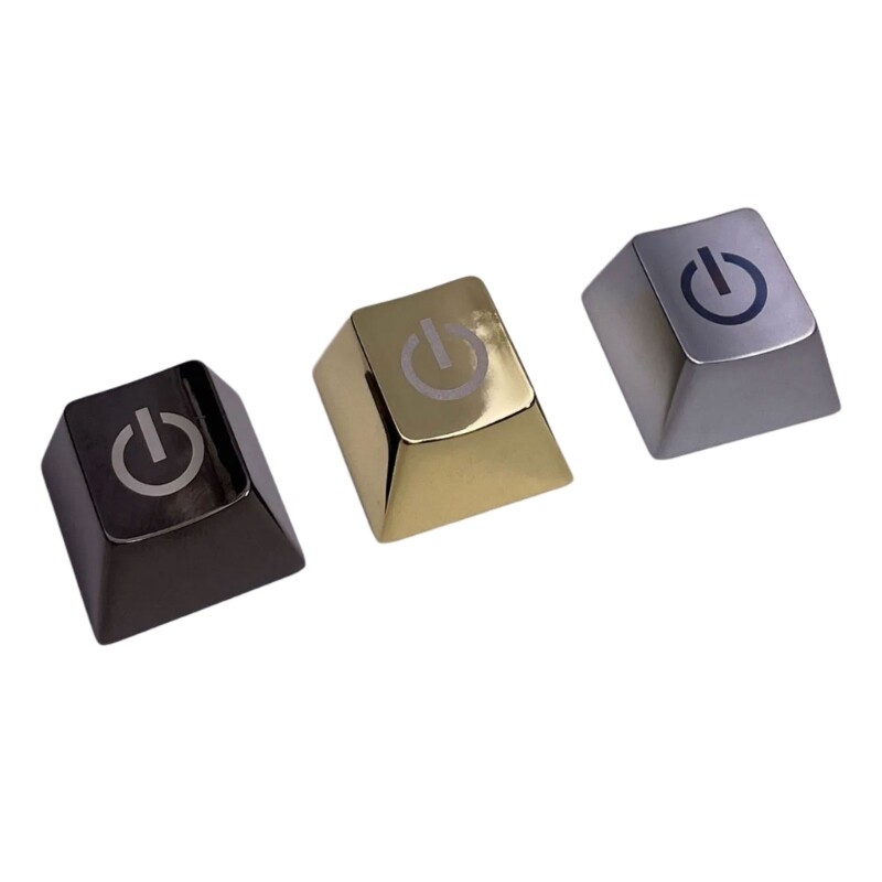 Engraved Alloy Metal Keycap for Mechanical Keyboard with Switching Pattern