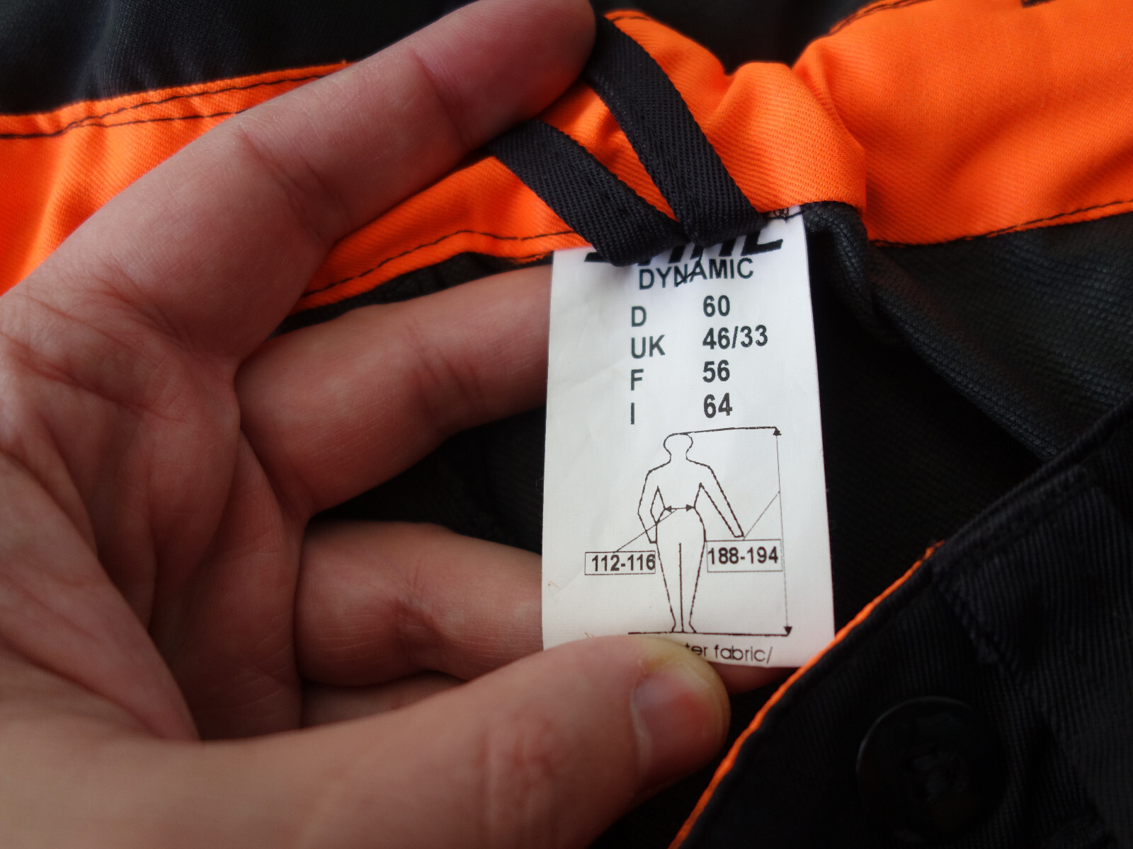 stihl dynamic chainsaw pants eBay