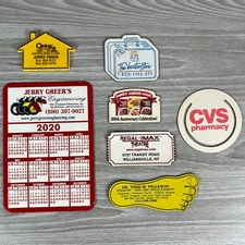 Vtg Fridge Magnet Lot CVS Regal Imax Nabisco Century 21 Jerry Greer Pelleschi