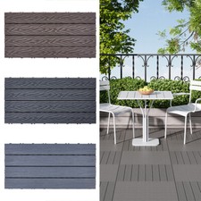 Deck Tile Decking Tile Garden Patio Balcony Interlocking Composite Decking Floor