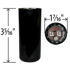 189-227 uf MFD 165 VAC volts Round Start Capacitor 50/60 Hz - Lot-1