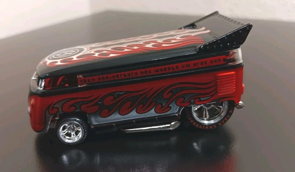 Autobús de arrastre VW Hot Wheels 2006 personalizado correo misterioso serie de autos #223 suelto Foto 3 de 4