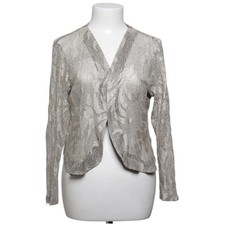 Giorgio Sant'Angelo, Bolero, Größe: 42, Beige/Schwarz/Silber, Acetat #KyH