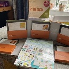 Accuquilt Go Qube Mix & Match 9 Inch Block & Quilt In A Day Go Qube Book