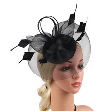 Women's Fascinator with Alligator Clip Church Kentucky Derby Hat Netting
