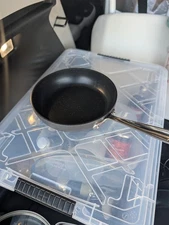 ALLCLAD cookware set,  Pots & Pans with lid, Black full metal