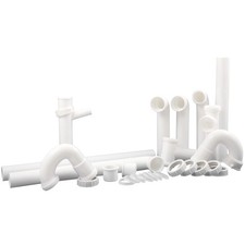 PlumbCraft 27-Piece Kitchen Sink Drain Repair Kit, Universal Fit