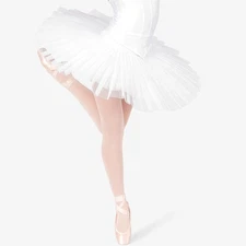 Natalie Dancewear Professional Tutu Ballet Dance Skirt in White & size Adult S/M