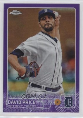 2015 Topps Chrome Purple Refractor 73/250 David Price #142 2vk